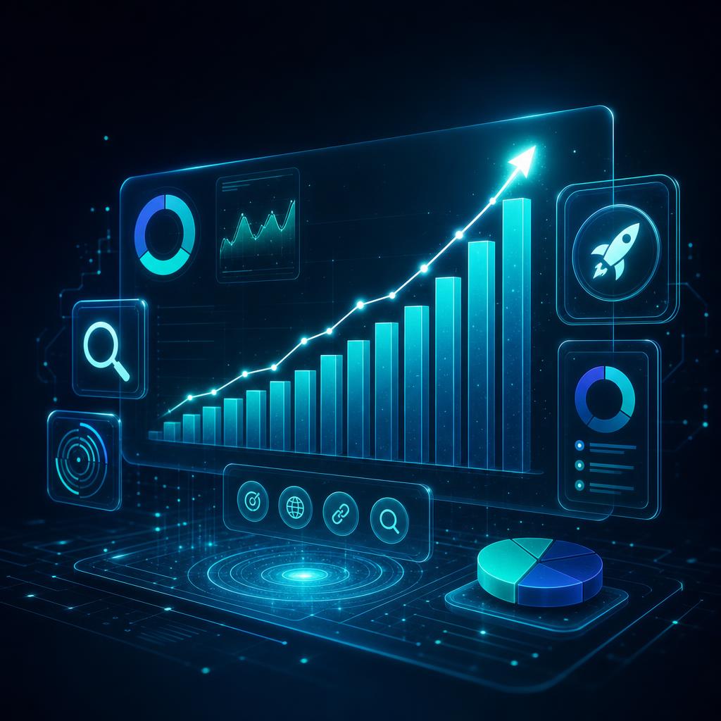 AI-powered digital marketing growth dashboard